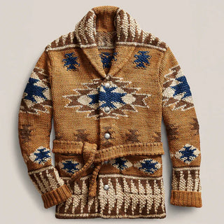 Western Pattern Cardigan