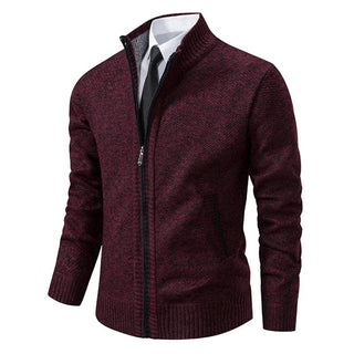 Classic Knit Zip Cardigan