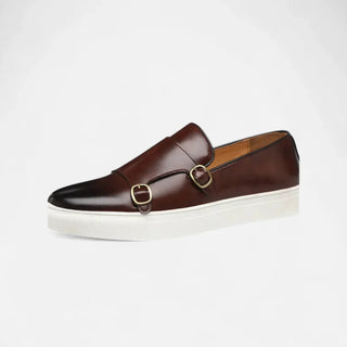 Double Buckle Slip-On Loafers