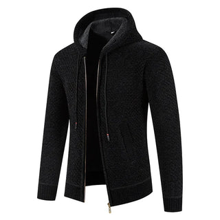 Hooded Zip Cardigan