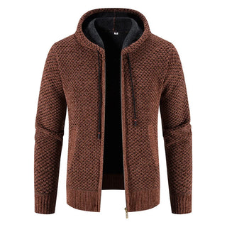 Hooded Zip Cardigan