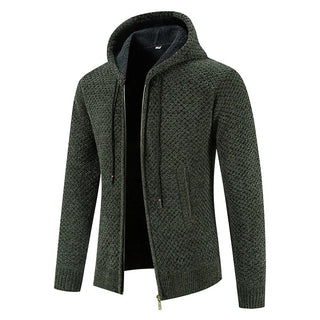 Hooded Zip Cardigan