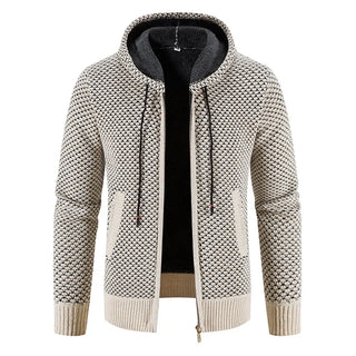 Hooded Zip Cardigan
