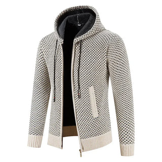 Hooded Zip Cardigan