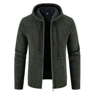 Hooded Zip Cardigan